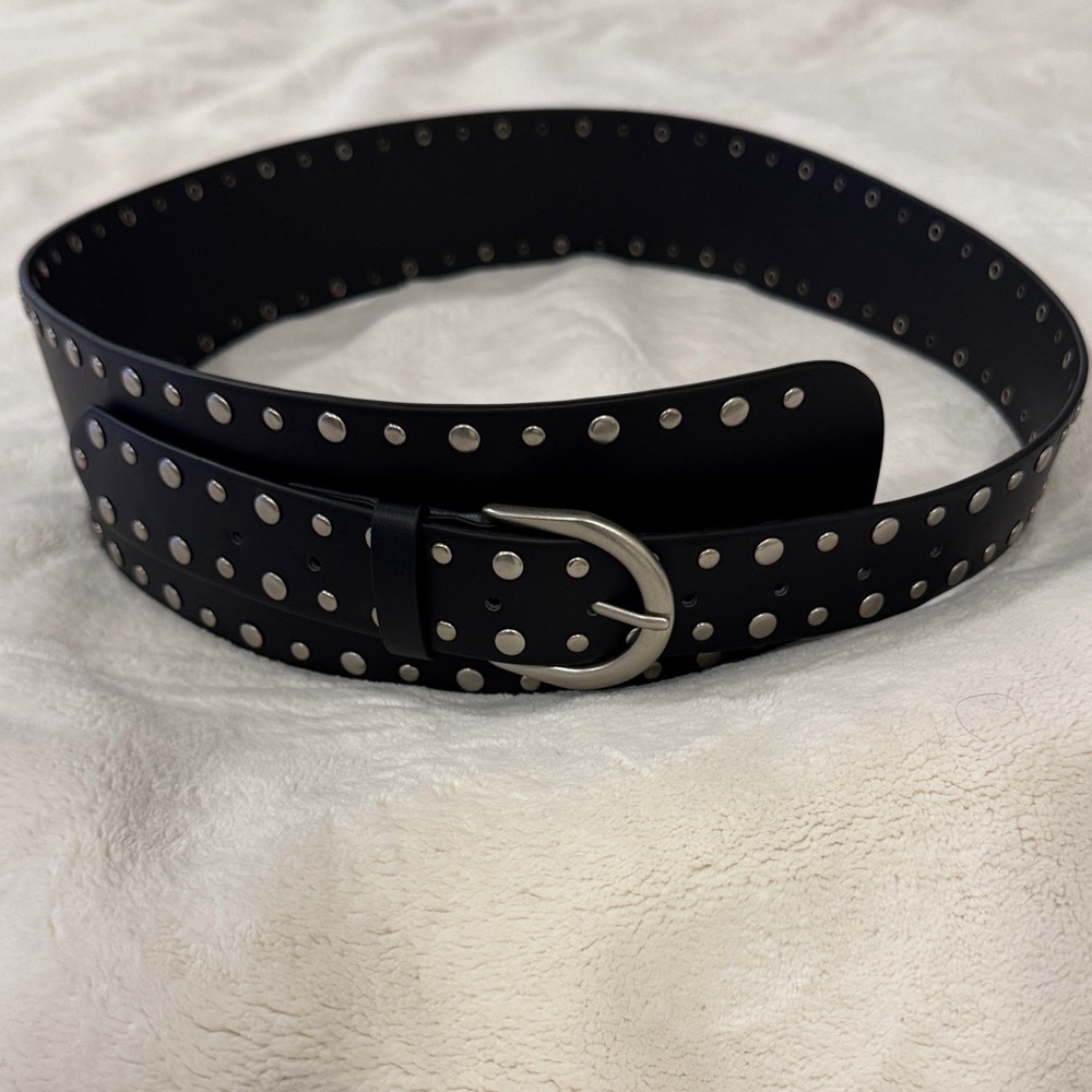 Urban Outfitters Black Studded Belt NWOT